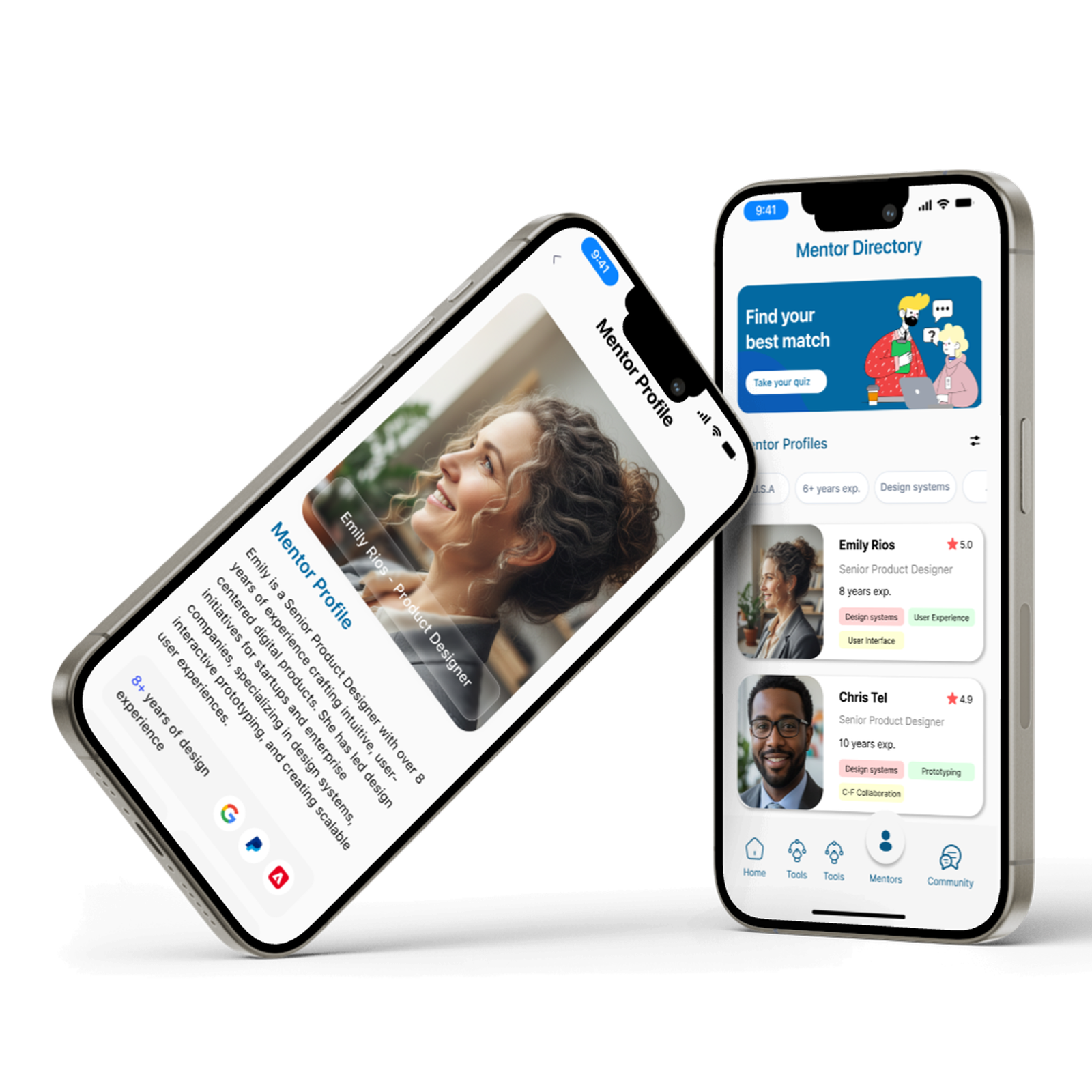 DesignED mentor directory screen